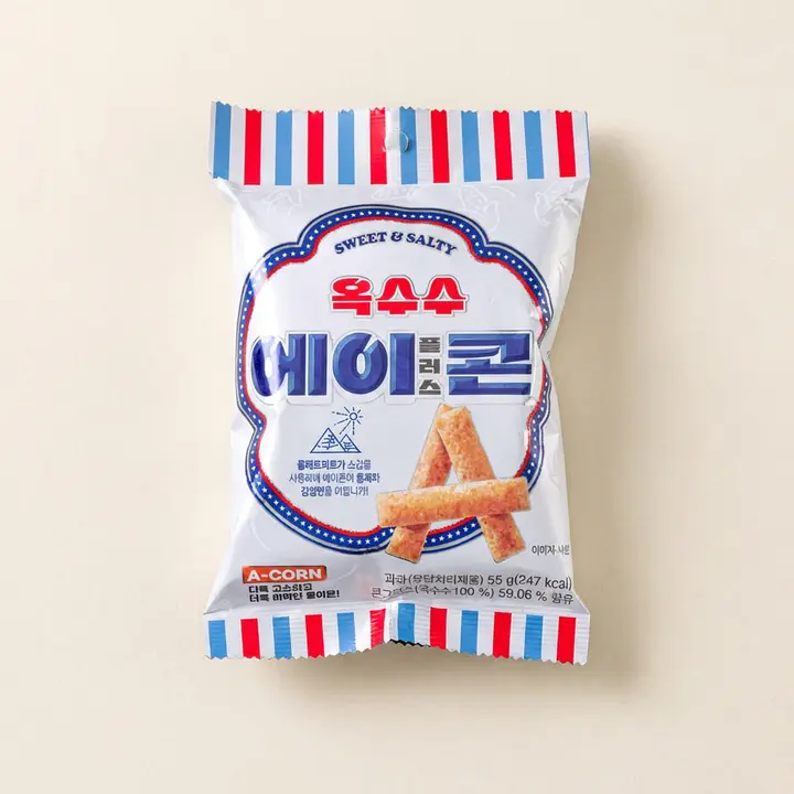 옥수수 에이플러스콘, 고소한맛, 55g, 10개
