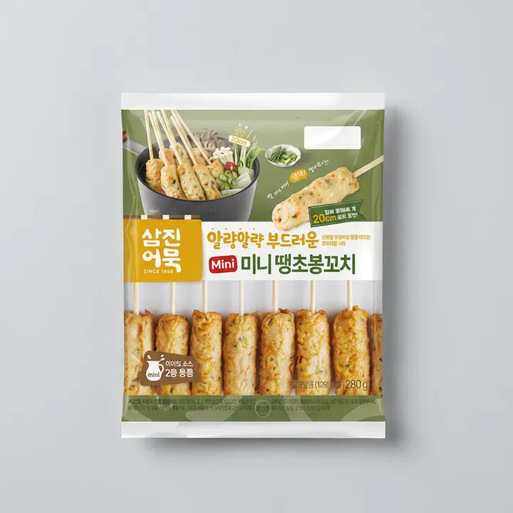 삼진어묵 미니 땡초봉꼬치, 35g, 8개, 5개
