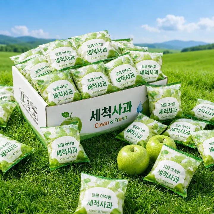 세척사과 꿀사과, 2kg, 1박스