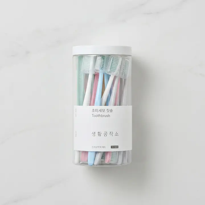 생활공작소 초미세모 칫솔, 24개입, 1개