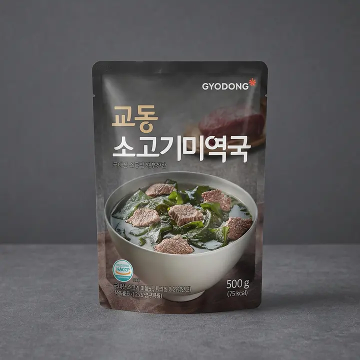 교동 소고기 미역국, 500g, 5개