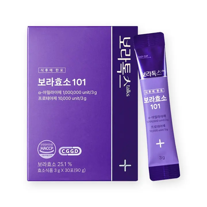 보라톡스 보라효소101 곡물발효효소 프로바이오틱스, 30포, 1개