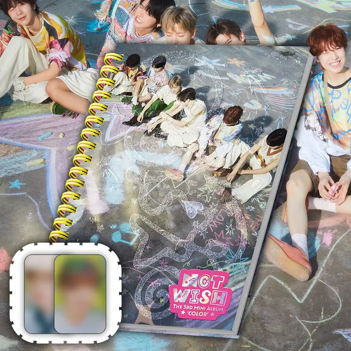 SM 엔터테인먼트 NCT WISH The 3rd Mini Album COLOR, 초판, 컬러, 포토북, 특전 2장