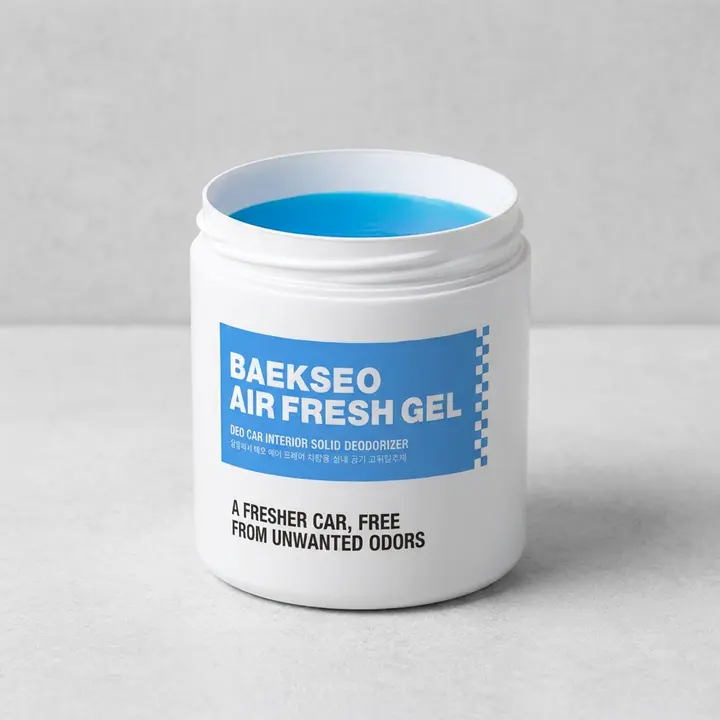 살림백서 데오 에어 프레쉬 차량용 고체탈취제, 런드리 허그 코튼향, 250g, 1개