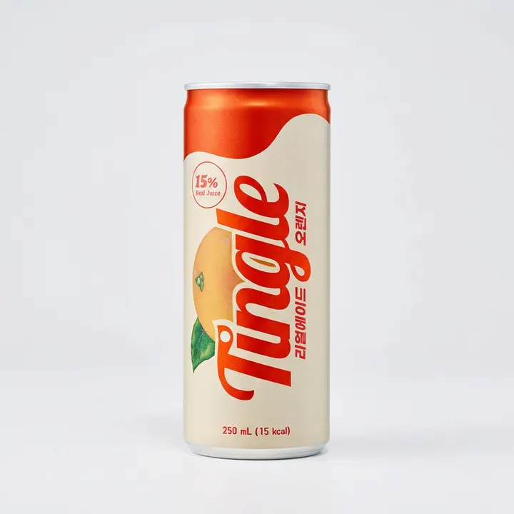 팅글 리얼에이드 오렌지, 250ml, 30캔
