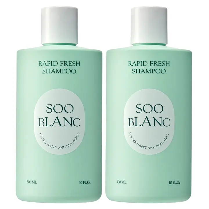 수블랑 래피드 프레쉬 두피 케어 샴푸, 300ml, 2개