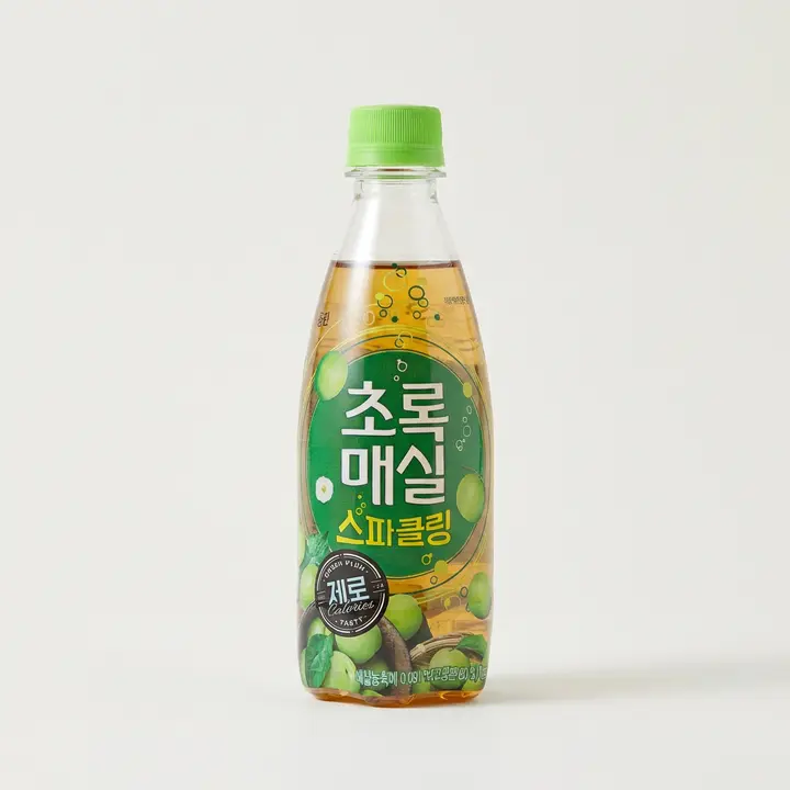 초록매실 스파클링 제로, 350ml, 20개