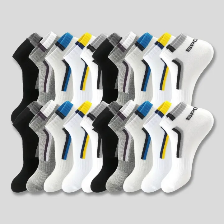 갓성비 스포츠 단목양말 대용량세트, 10켤레, FREE(250mm-275mm)