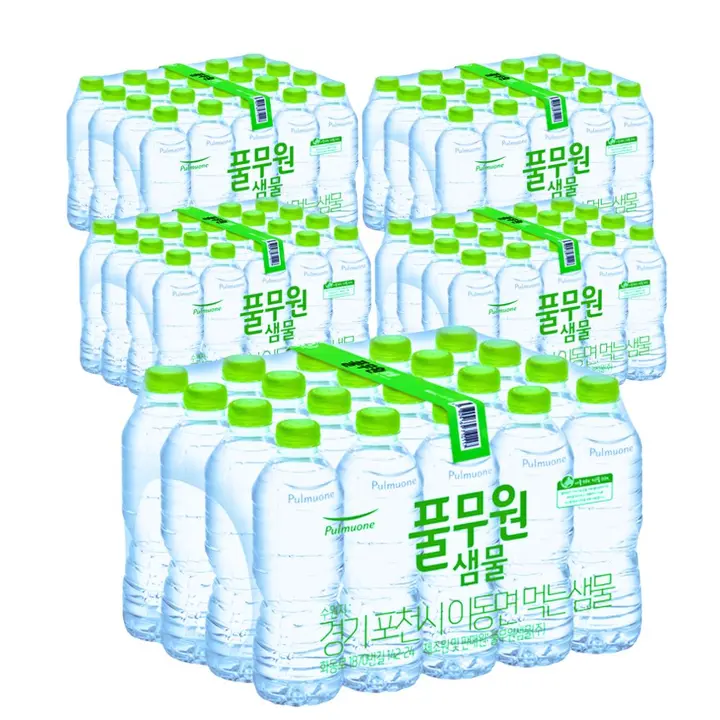 풀무원샘물, 라벨랜덤, 500ml, 100개