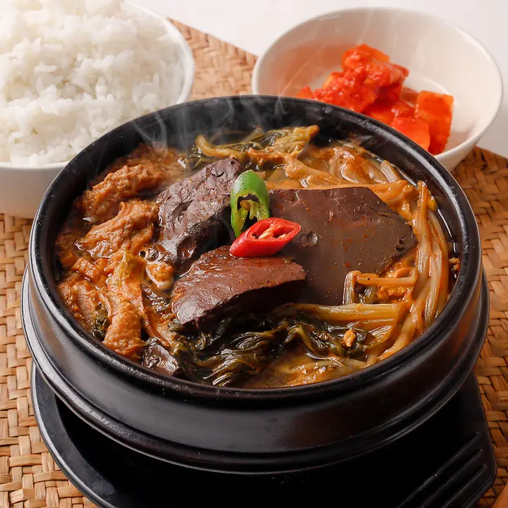 압도적 양평 한우 선지해장국, 1kg, 1개