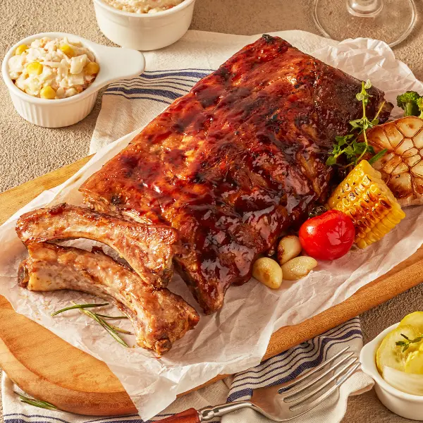 미트프로젝트 스위트 BBQ 폭립, 500g, 2개