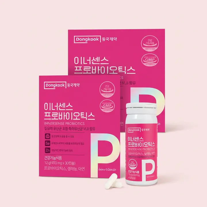 동국제약 이너센스 프로바이오틱스, 400mg, 30캡슐, 3개