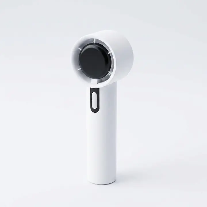 아이노 LCD 버튼형 휴대용 선풍기, ANFA-3K-14-YC, 3000mAh, 블랙, 1개