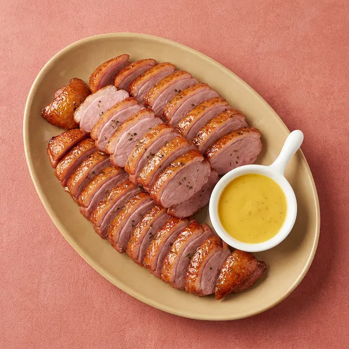 목우촌 허브 갈릭 훈제오리 슬라이스, 210g, 6개