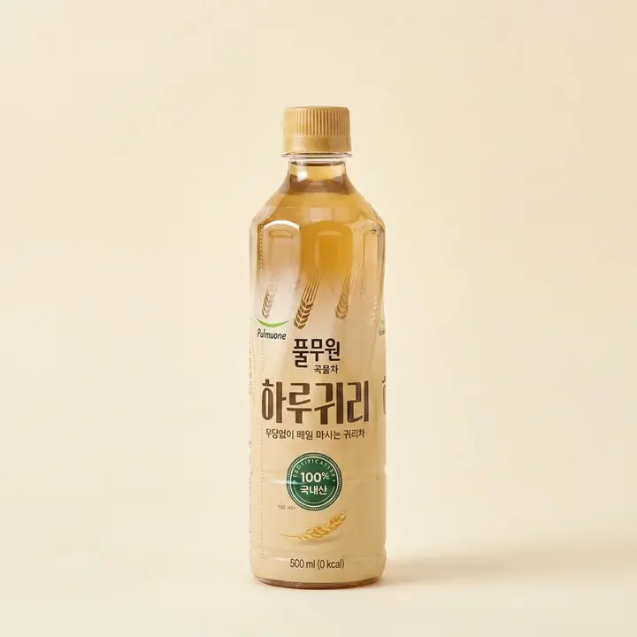 풀무원 곡물차 하루귀리, 500ml, 24개