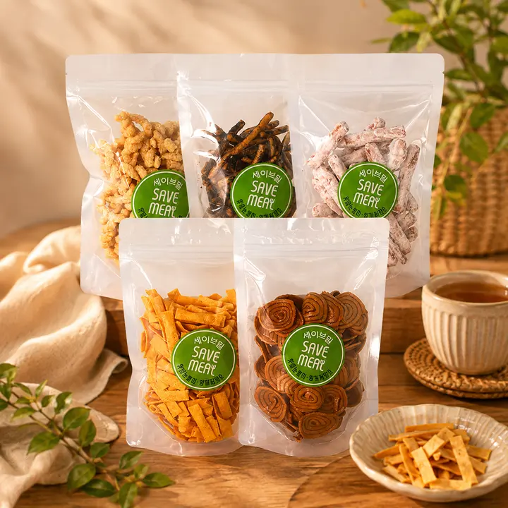 인기 5종 옛날과자 세트, 650g, 1개