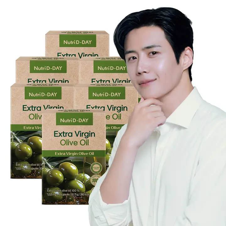뉴트리디데이 엑스트라 버진 올리브유, 1025mg, 30캡슐, 6개