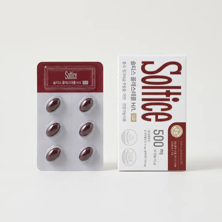 솔티스 콜레스테롤 H/L, 500mg, 30캡슐, 1박스