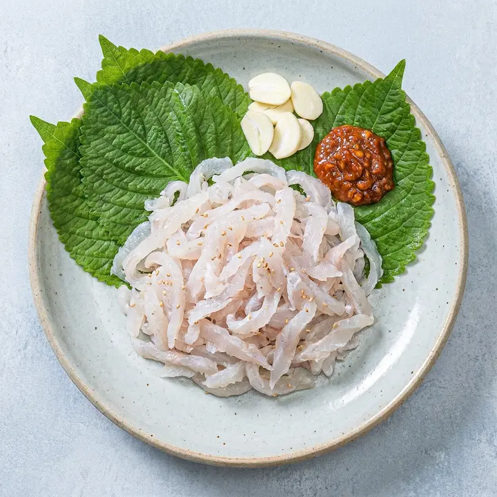 물가자미회 야채 세트, 250g, 4세트