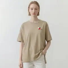 보니스팍스 코튼 100 루즈핏 티셔츠 5종, FREE, 1세트