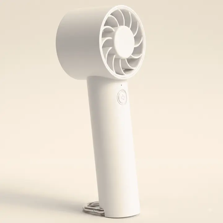 무쿠 BLDC 한손 쏙 가방에 걸 수 있는 미니 선풍기, NCFA-2K-13-SQ, 화이트, 2개