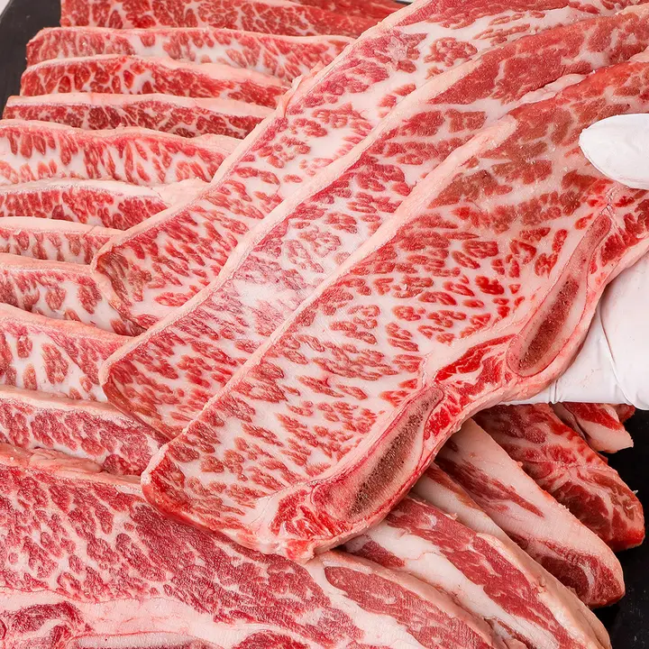 프리미엄 LA 꽃갈비살, 초이스, 6,7,8번대, 1kg, 1개