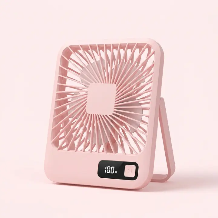 탁상용 LED 무소음 미니 선풍기, Q3, 화이트, 1개
