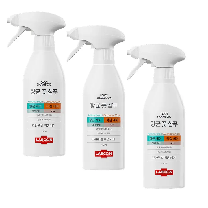 랩신 향균 풋샴푸 오리지널, 410ml, 2개