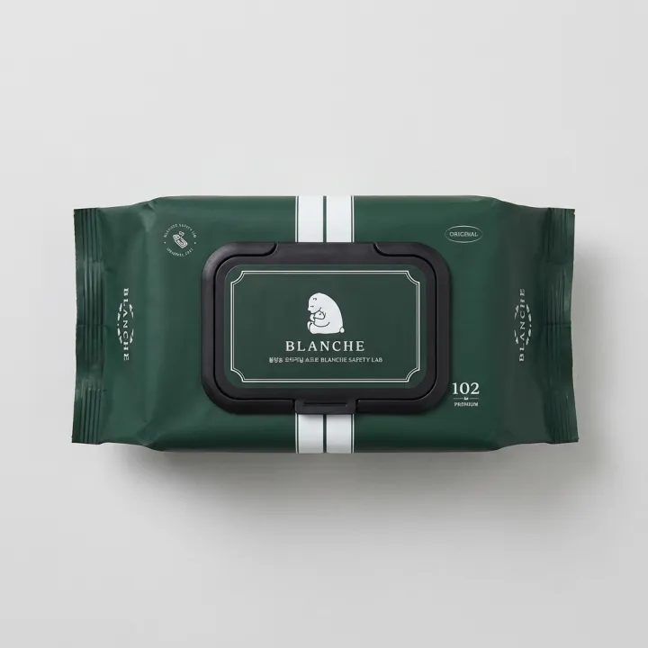 블랑슈 오리지널 소프트 유아물티슈 캡형, 55g, 102개입, 10개
