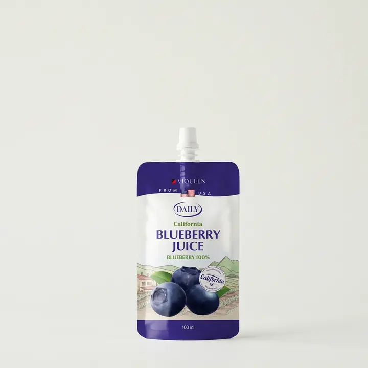 바이퀸 데일리 블루베리주스 100퍼센트, 100ml, 30포, 1박스