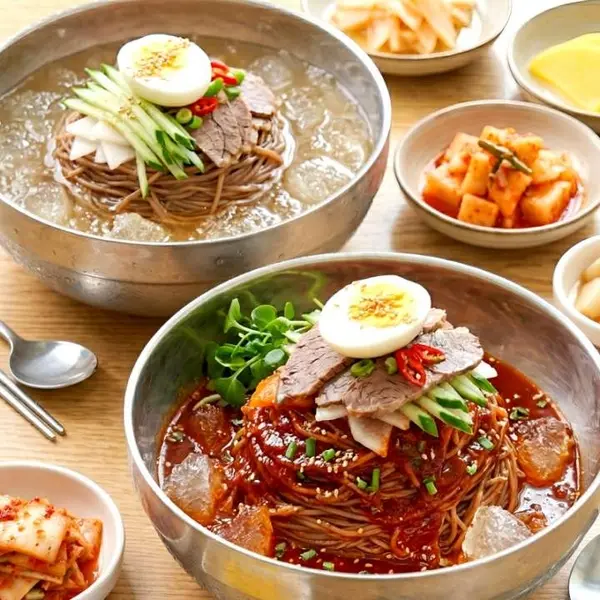 화평동 세숫대야 왕 냉면, 면 2kg 1개 + 육수 300g 5개 + 비빔장 80g 5개, 1세트