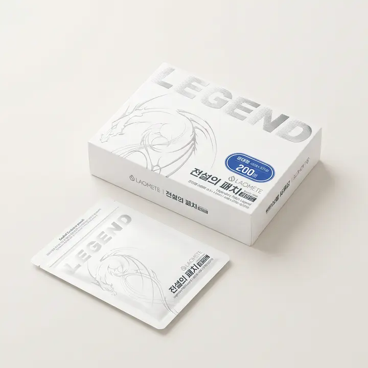라오메뜨 전설의패치 레전드, 준대형, 40매, 5개