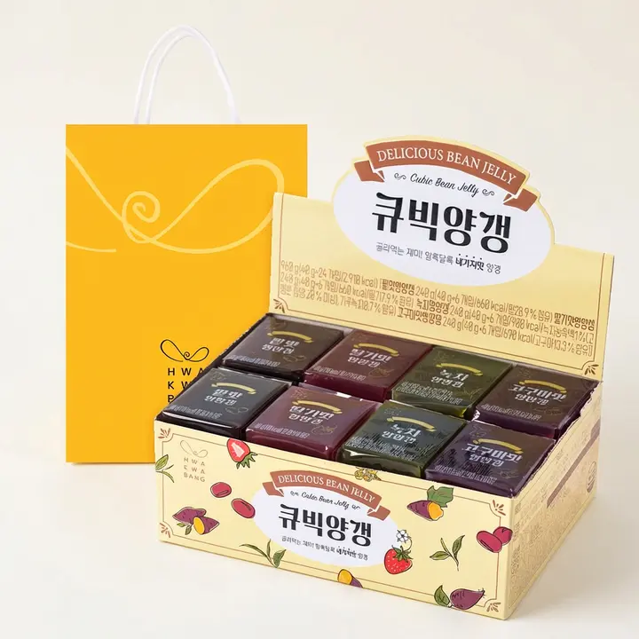 화과방 큐빅양갱, 40g, 24개입, 1개