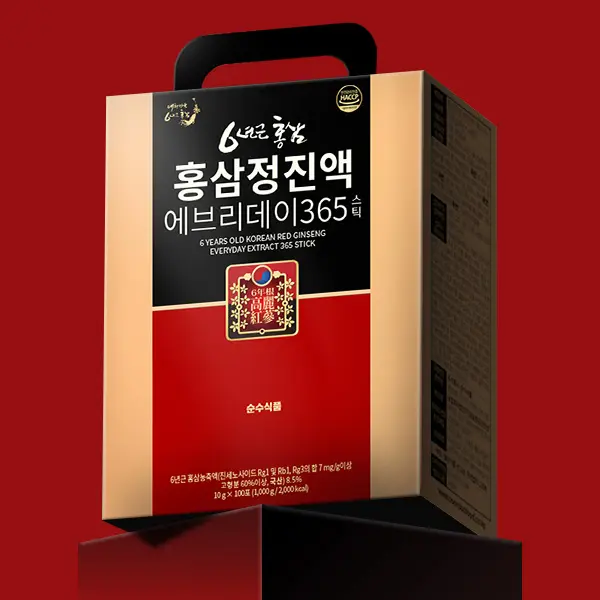 순수식품 홍삼정진액 에브리데이 365 스틱, 10g, 100포, 1박스