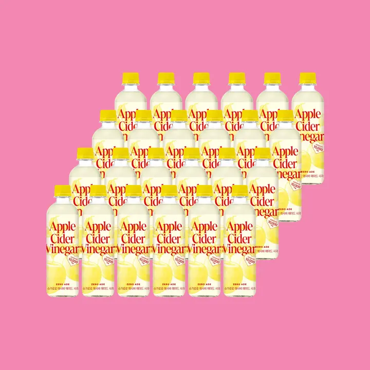 슈가로로 애사비 에이드 사과, 410ml, 24병