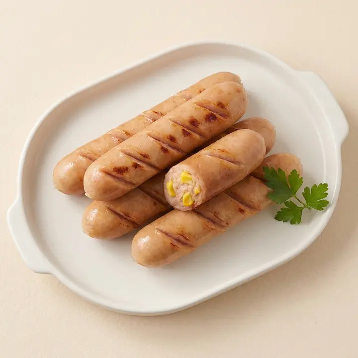 도나우 옥수수콘 소시지, 1kg, 1개