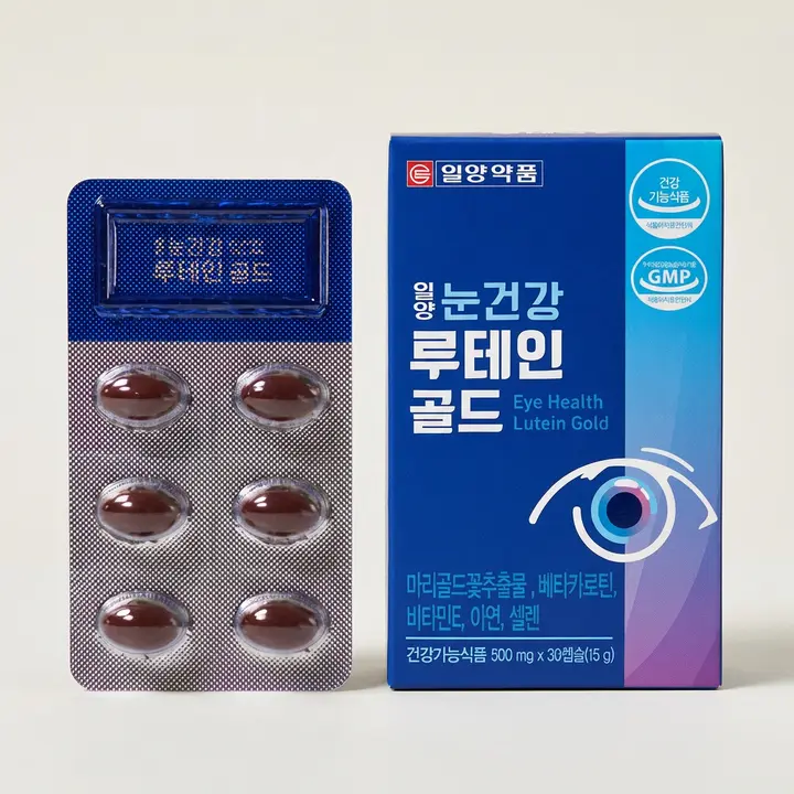 일양약품 눈건강 루테인 골드, 500mg, 30캡슐, 3박스