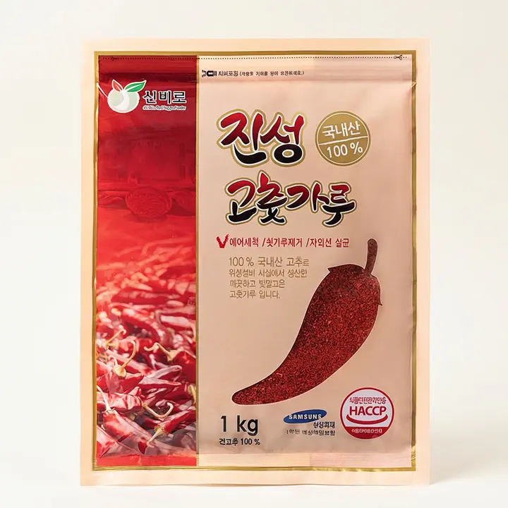 진성 고춧가루, 보통맛, 1kg, 1개