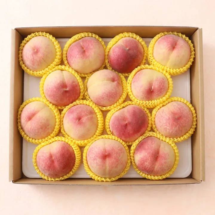 백도 딱딱이 복숭아, 중과, 4kg, 18-20과, 1박스