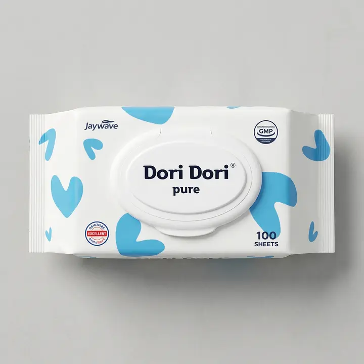 도리도리 물티슈 퓨어, 캡형, 100매, 10팩