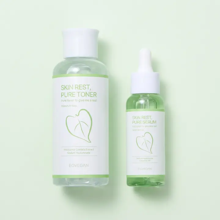 이지비건 쉼 퓨어 수딩 토너 + 보습 세럼 세트, 150ml + 50ml, 1개