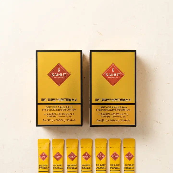 그레인온 골드 카무트 브랜드밀효소G, 2g, 30포, 3박스