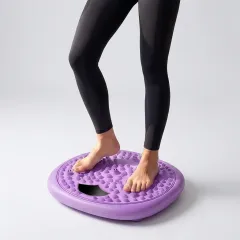 뱃살안녕 발지압 스텝보드, 퍼플, 35cm, 1개