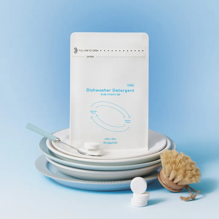 동구밭 올인원 식기세척기 세제 타블렛, 240g, 3개