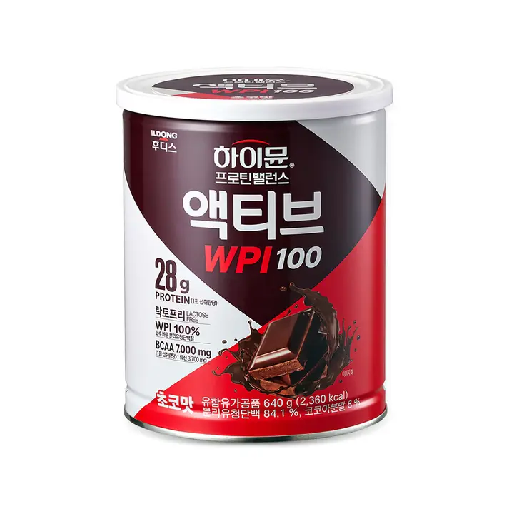 하이뮨 프로틴 밸런스 액티브 WPI 100, 640g, 1캔