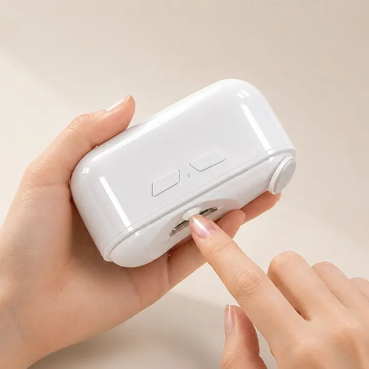 인썸 전동 손톱깎이, IND-1, 화이트, 1개