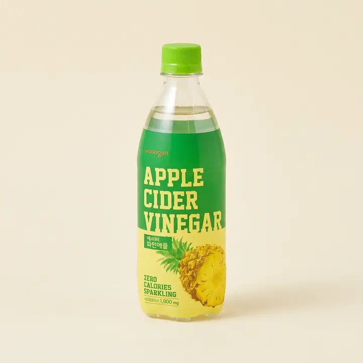 웅진식품 애사비, 파인애플맛, 500ml, 24개