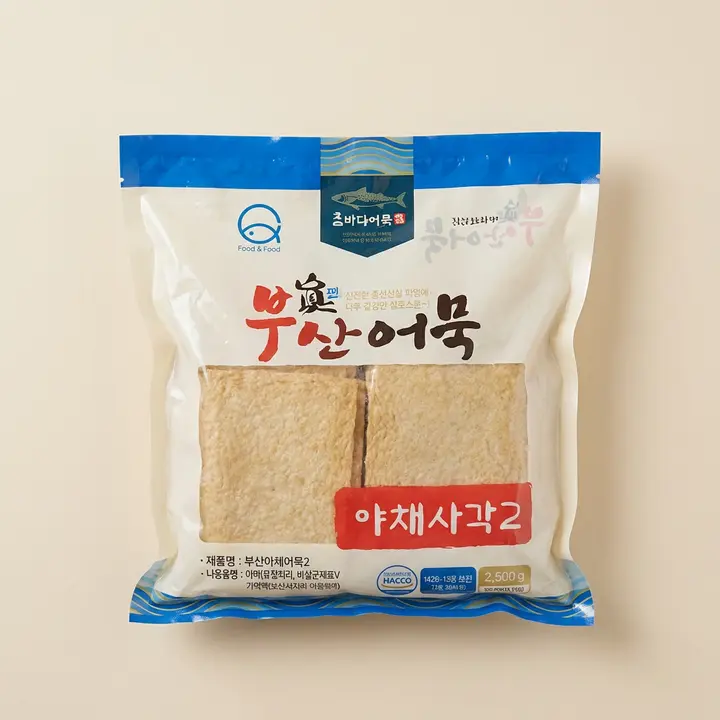 참바다 부산어묵 야채사각2, 2.5kg, 1개