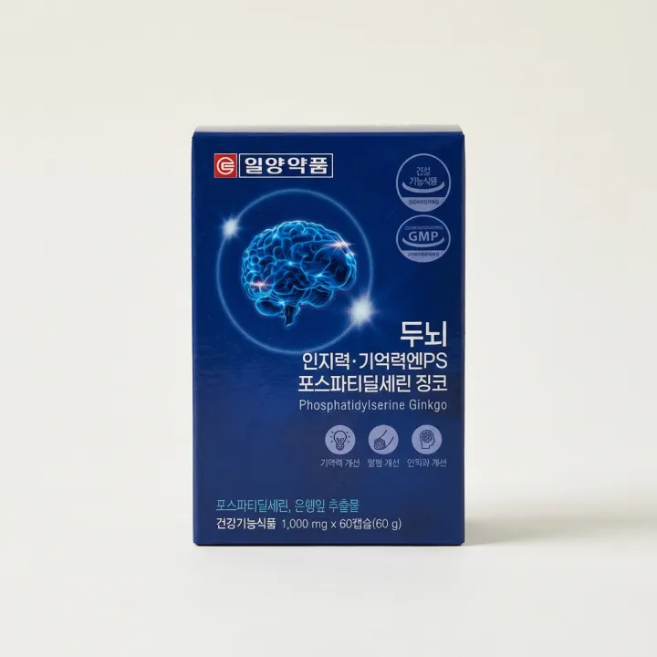 일양약품 포스파티딜세린 징코, 1000mg, 60캡슐, 6박스