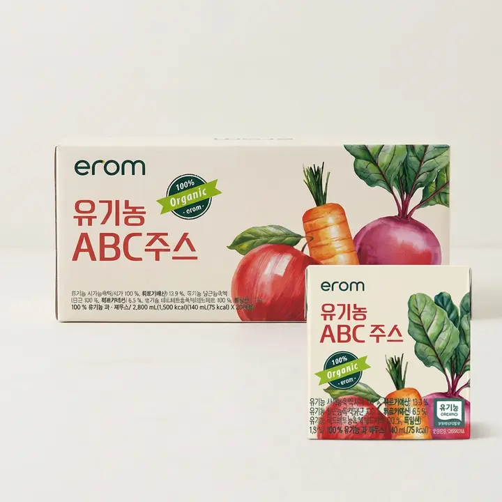 이롬 유기농 ABC주스, 140ml, 20팩